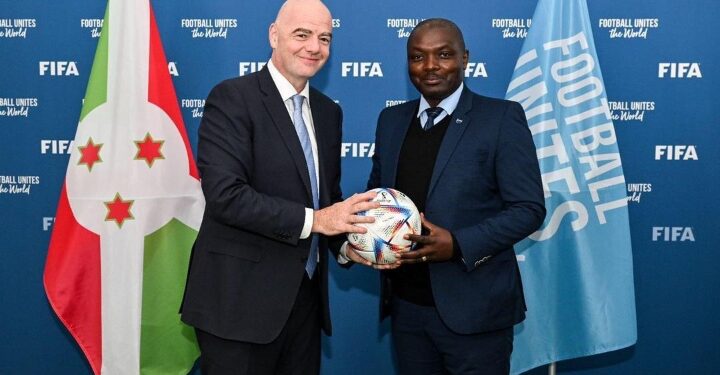Gianni infantino agiye kuba umurongozi wa FIFA agira kabiri agiye kuza mu Burundi