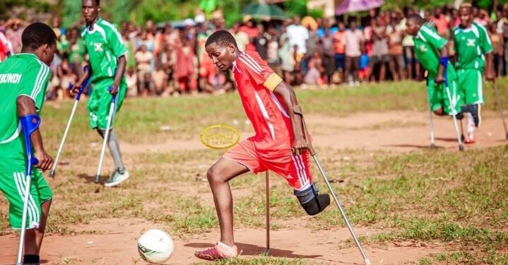 Fondation Patrick Ngoga yuguruye urukino rw’umupira w’amaguru ku bagendana ubumuga mu ntara ya Cibitoke