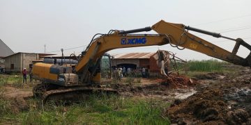 Gatumba :Ibikorwa vyo kwubaka idigi vyarahagaritswe